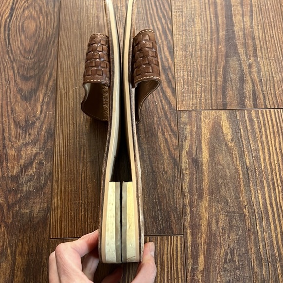 Seychelles Weekender Weaved Brown Leather Sandal. Women’s sz 8. EUC. - Picture 2 of 5